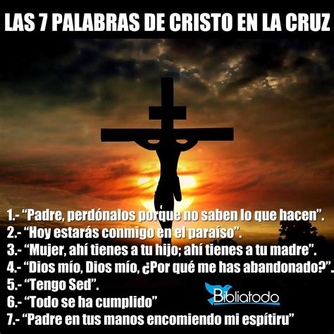 ultimas palabras de jesus